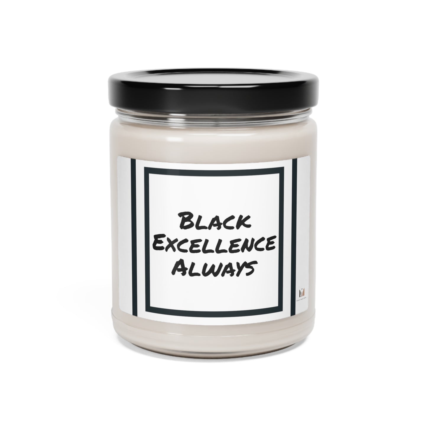 "Black Excellence" Scented Soy Candle, 9oz