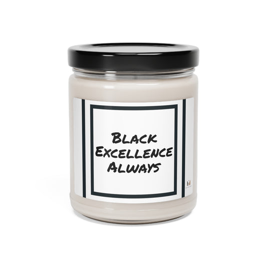 "Black Excellence" Scented Soy Candle, 9oz