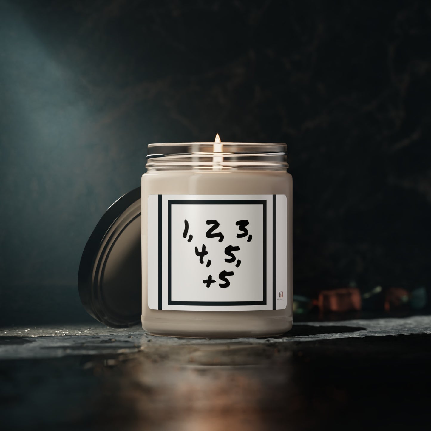 "1, 2, 3... +5" Scented Soy Candle, 9oz