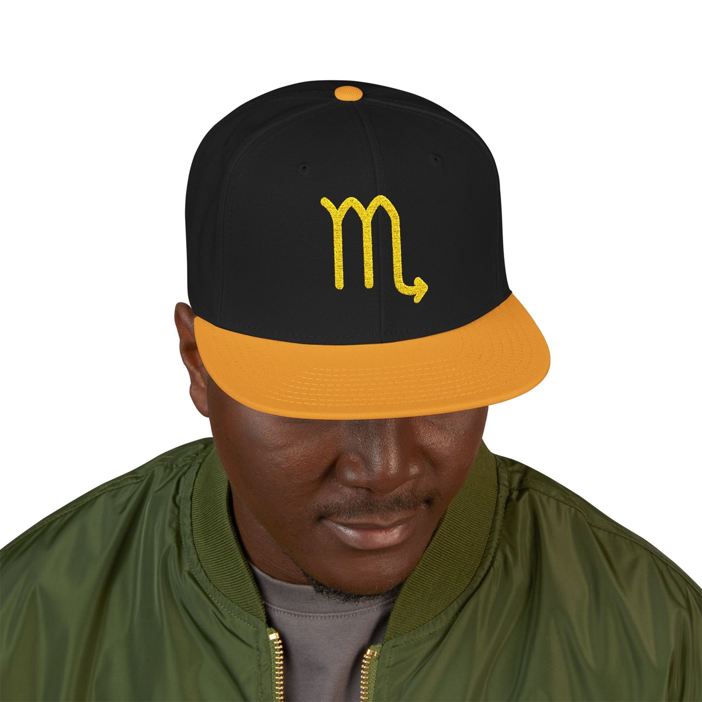 Black & Gold Scorpio Zodiac Hat