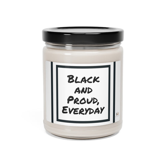 "Black and Proud" Scented Soy Candle, 9oz