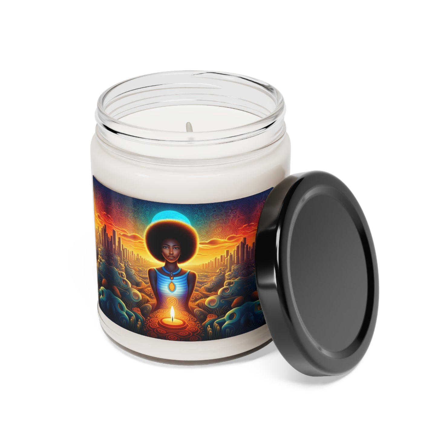 "Onyxia" Scented Soy Candle, 9oz