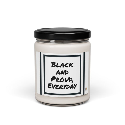 "Black and Proud" Scented Soy Candle, 9oz