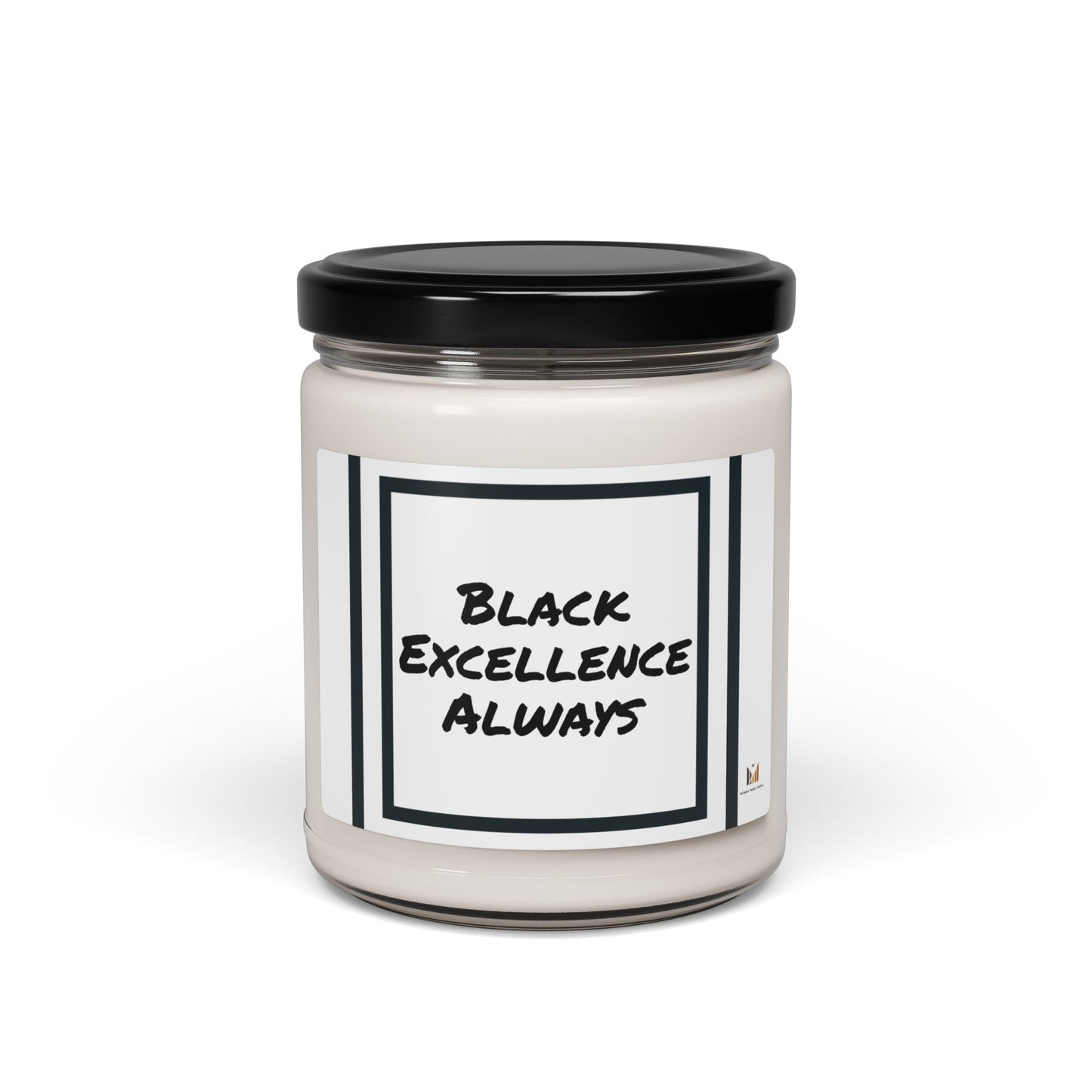 "Black Excellence" Scented Soy Candle, 9oz