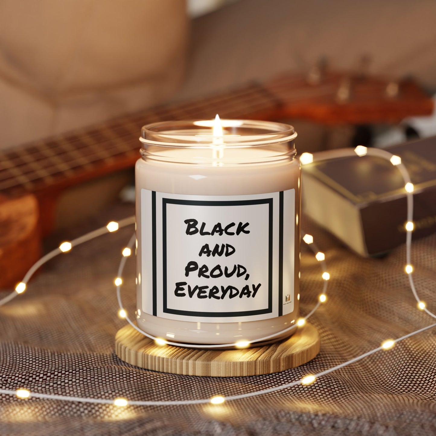"Black and Proud" Scented Soy Candle, 9oz